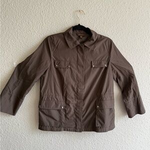 Women's Taupe Lightweight Jacket Size 96 (S/M)